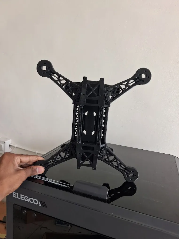 3D printed drone frame prototype