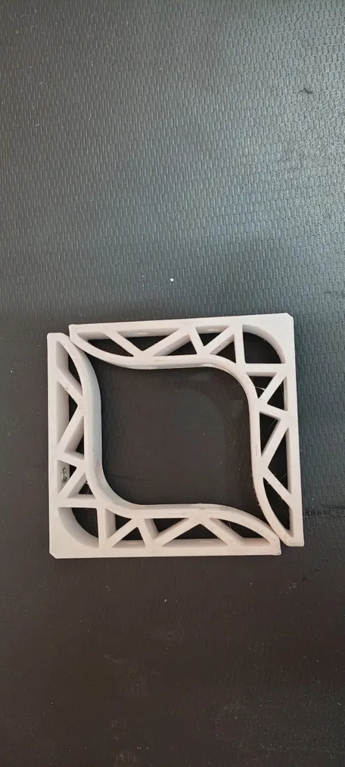 3D printed lattice frame